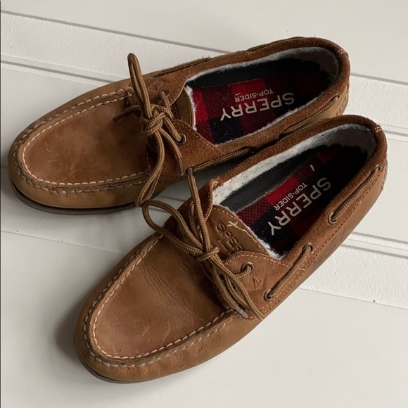 Sperry Men’s Fur Lined Loafer Slip on Shoe 7 - Picture 1 of 7